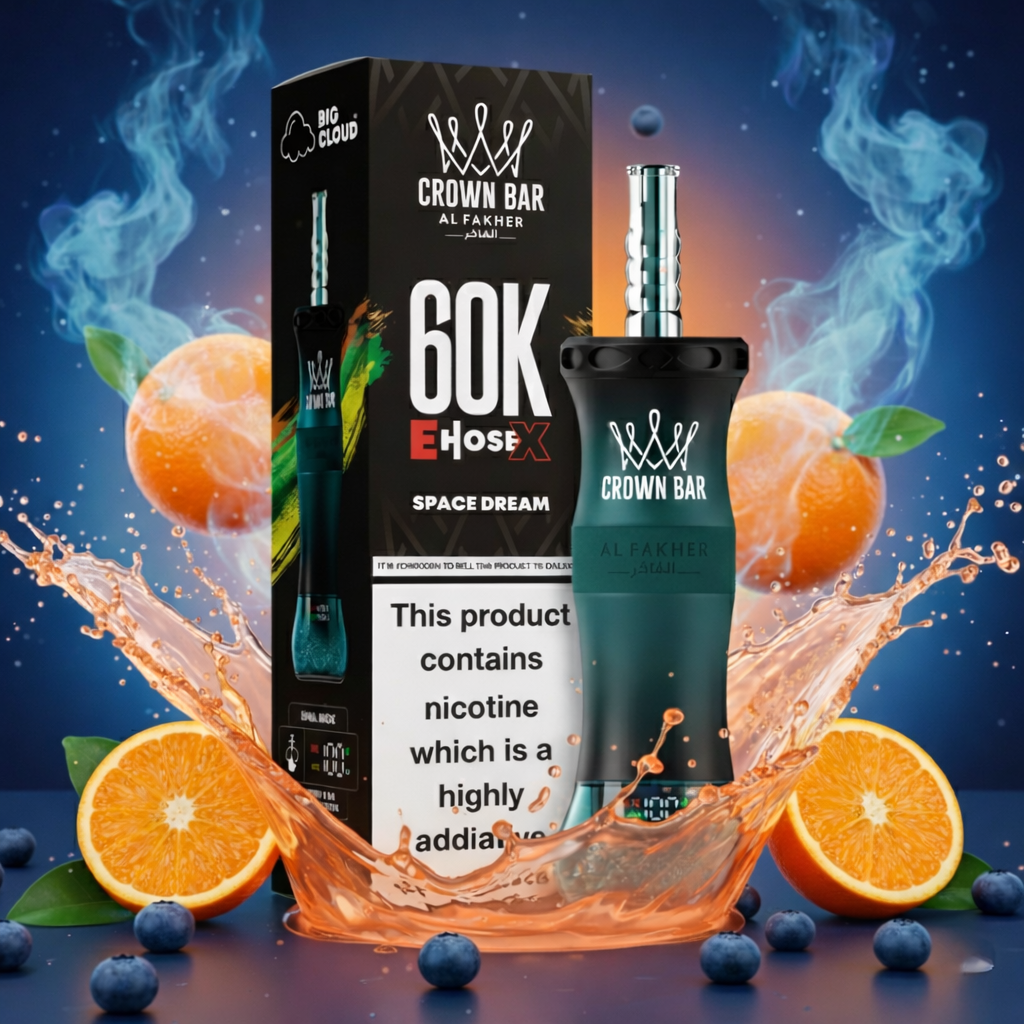 Al Fakher Crown Bar 60K E-Hose X