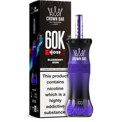 Al Fakher Crown Bar 60K E-Hose X