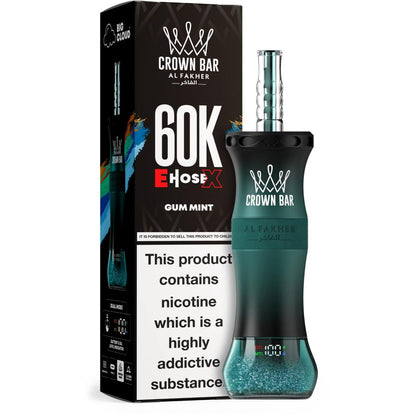 Al Fakher Crown Bar 60K E-Hose X