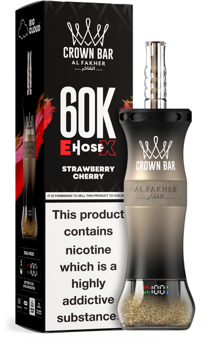 Al Fakher Crown Bar 60K E-Hose X