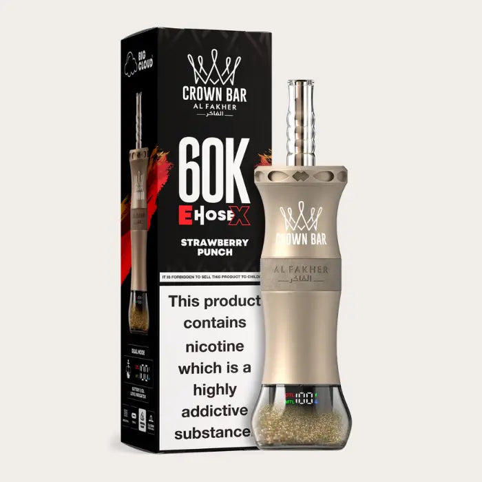 Al Fakher Crown Bar 60K E-Hose X